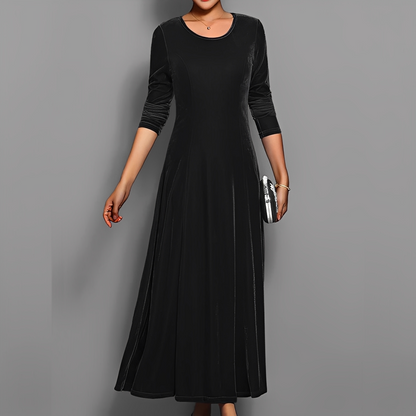 Mathilde - Elegantes Kleid mit langen Ärmeln für Damen