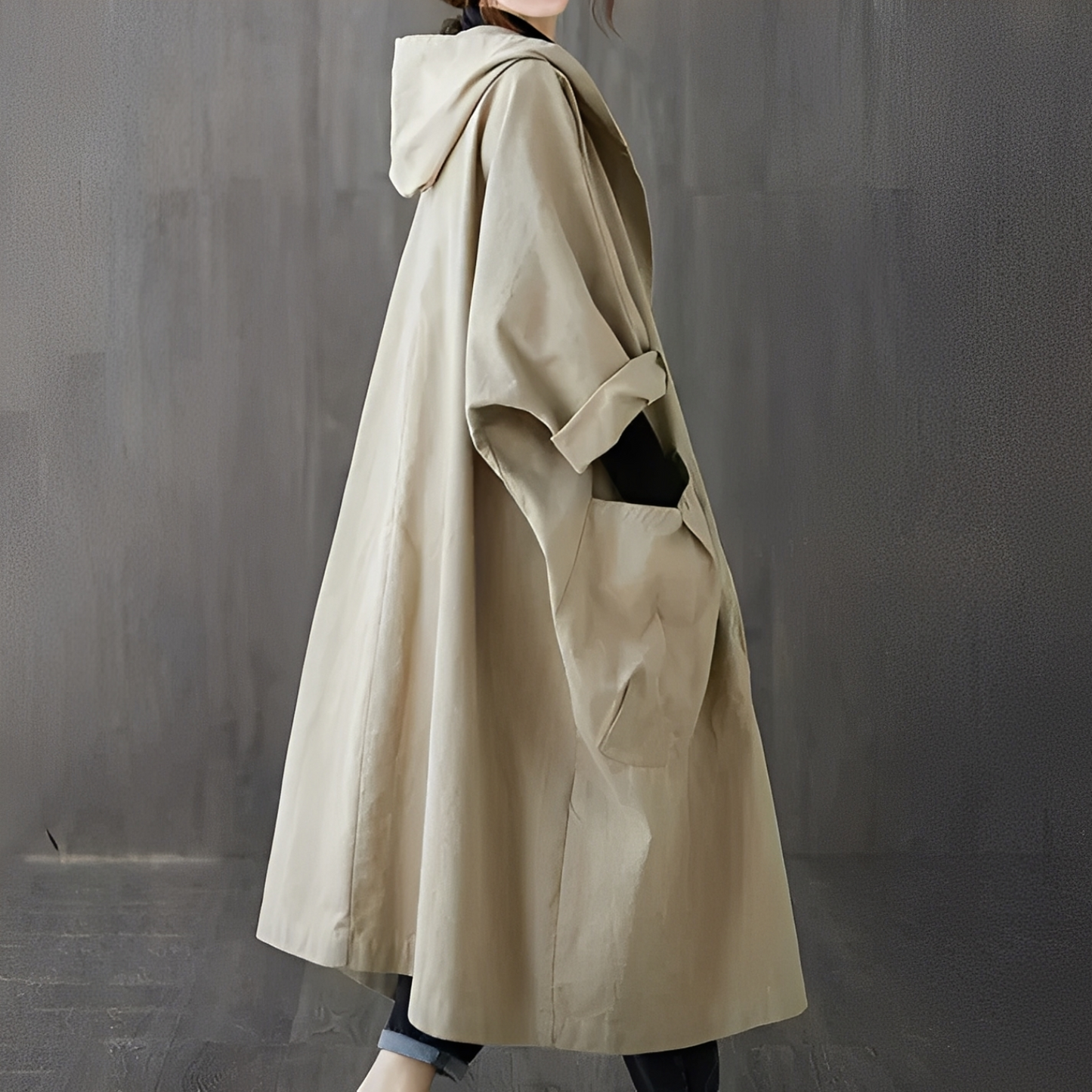 Dael - Oversized raincoat for woman