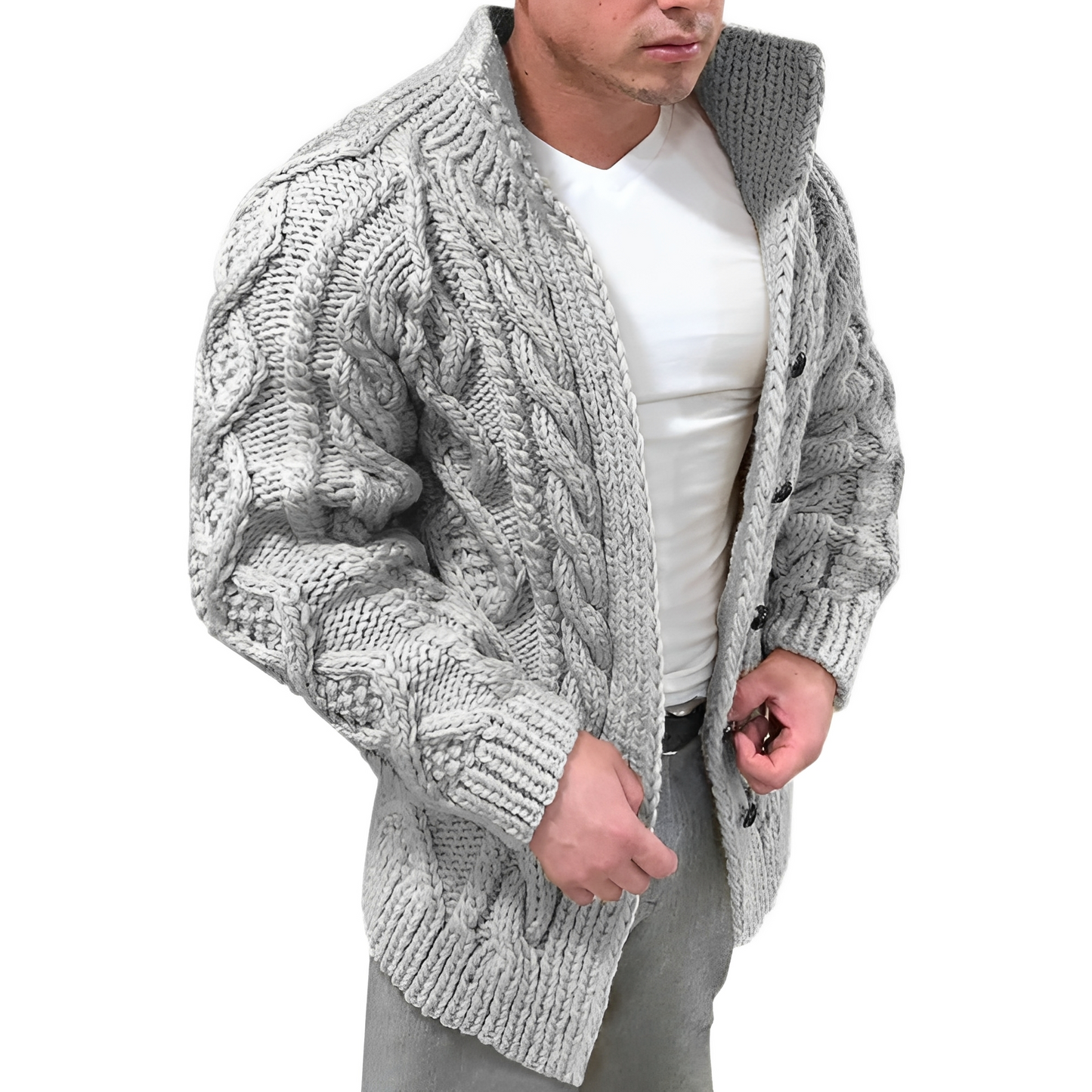Oscar - Eleganter Strickjacke für Herren
