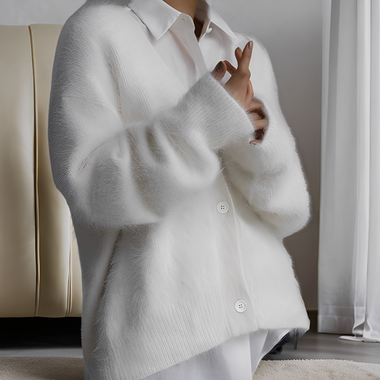 Emberly - Casual, solto pulôver de cashmere para mulheres