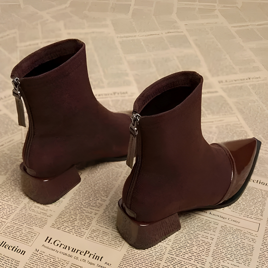 Kasey - Botas Elegantes de Tornozelo