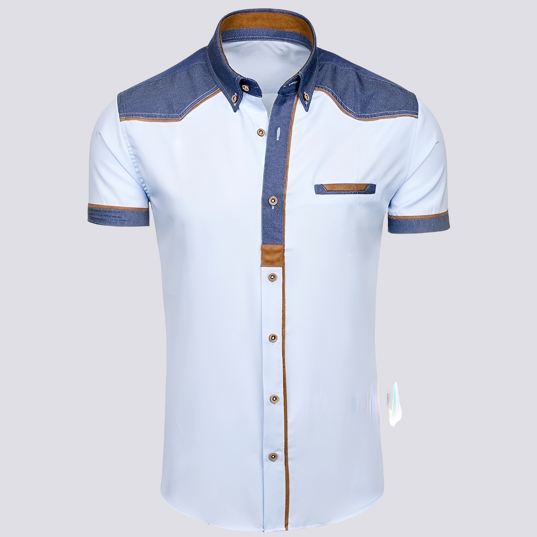 Frank - Camisa polo jeans elegante para mulheres