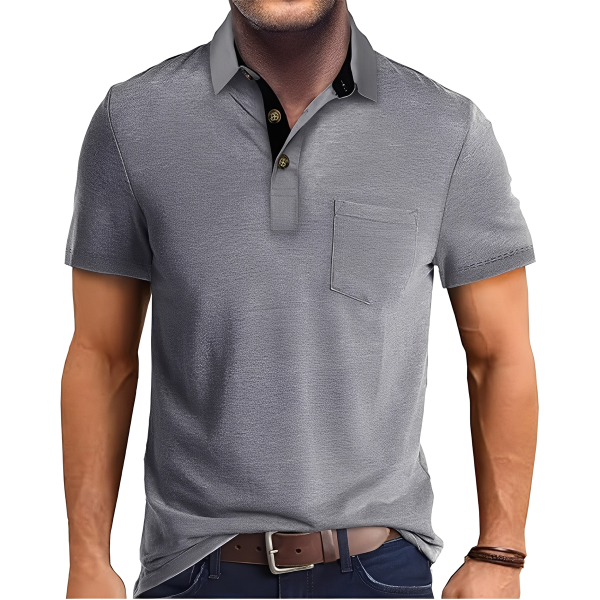 Abner - Camisa polo de estilo clássico