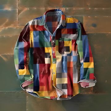 Sybille - camisas com padrões vintage para homens