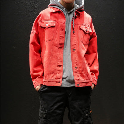 Jake - Moderna Jaqueta Jeans para Homens