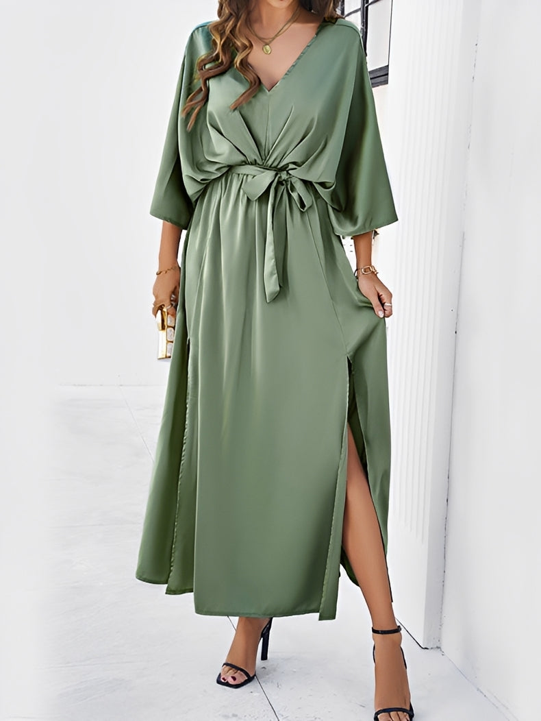 Eleanor - Vestido Maxi Solto Elegante