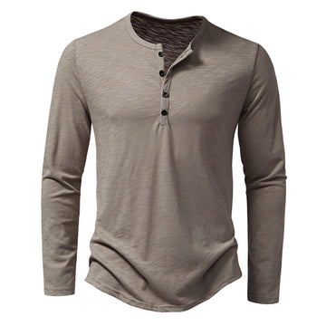 Randall – Camisa casual com mangas longas para homens
