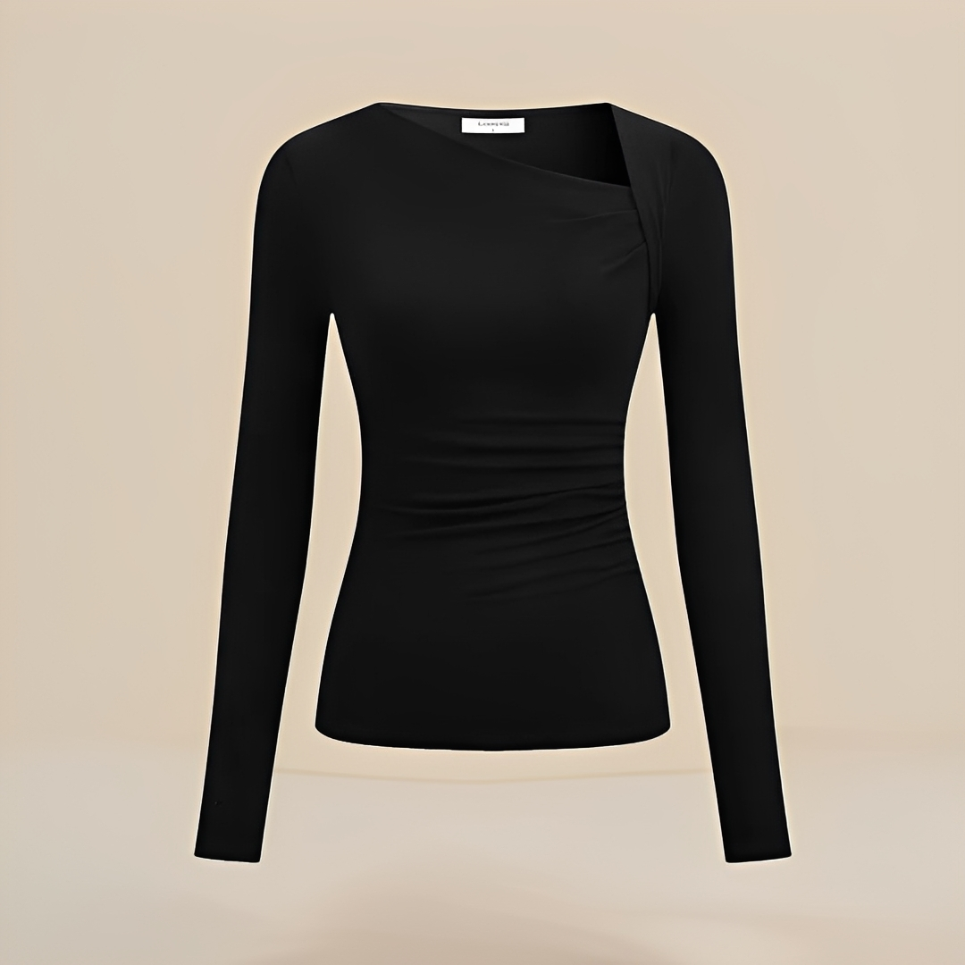Nadine - Camisa estilosa de manga longa