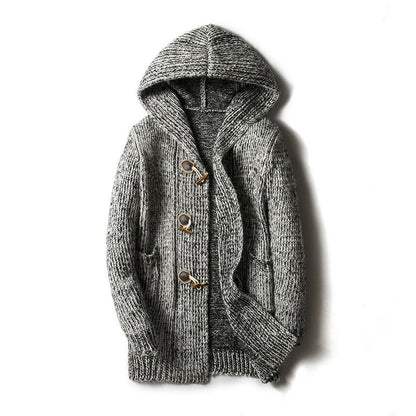 Simon - Eleganter Wollstrickjacke für Herren