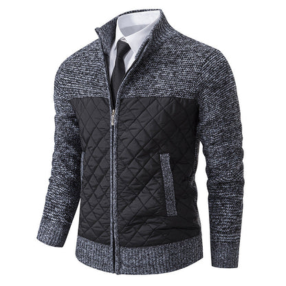 Denton - Elegant, warm twill jacquard jacket for men