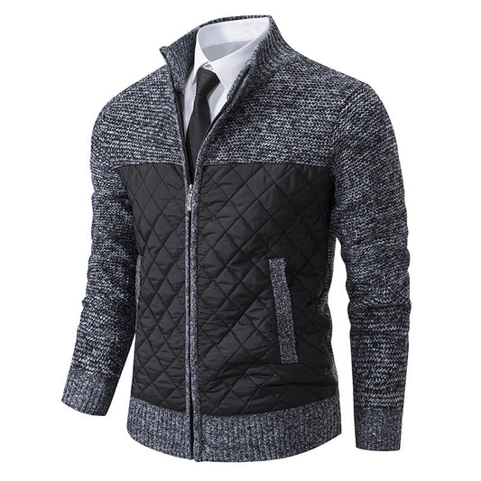 Denton - Elegant, warm twill jacquard jacket for men