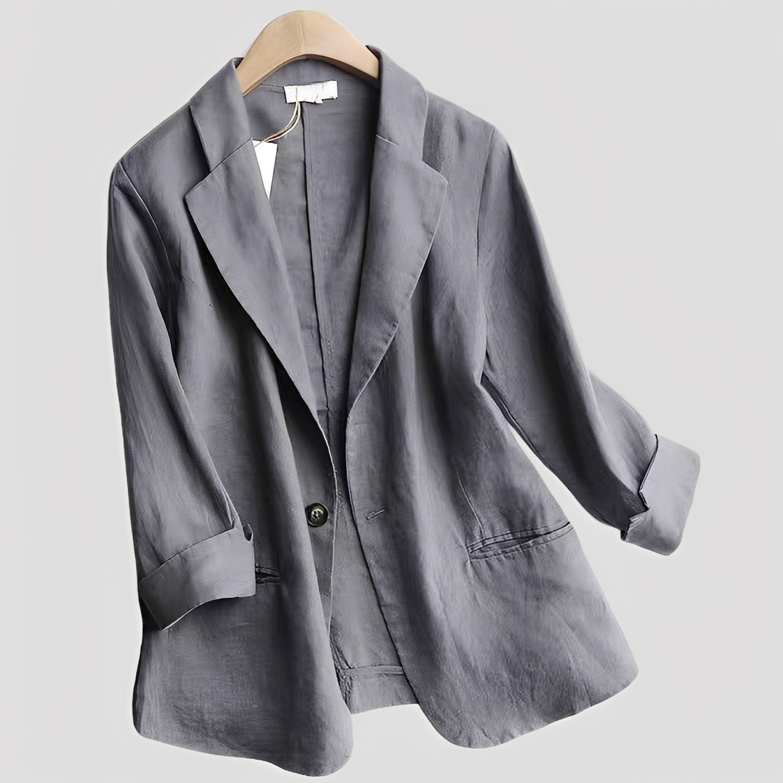 Alice - Blazer casual com mangas três quartos para mulheres