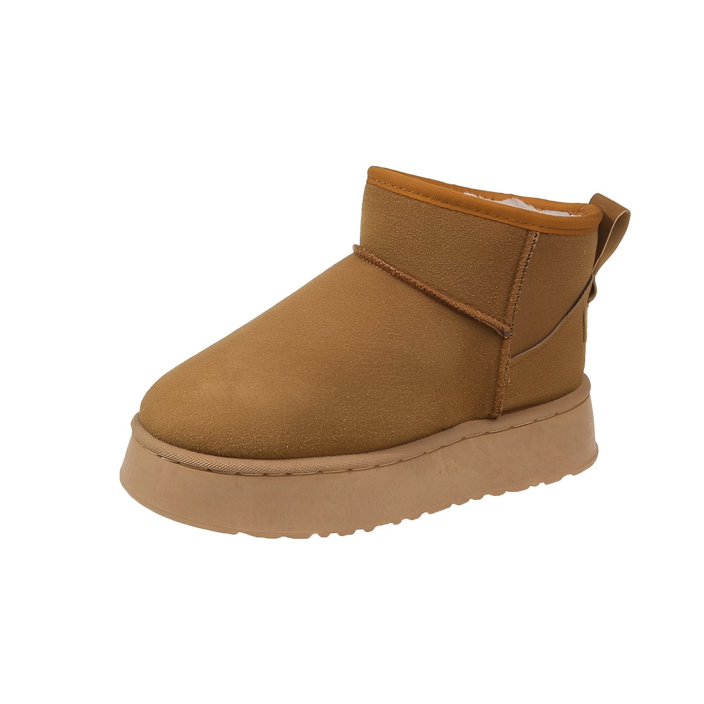 Velma - Simple Outdoor Leather Snow Boots for Women