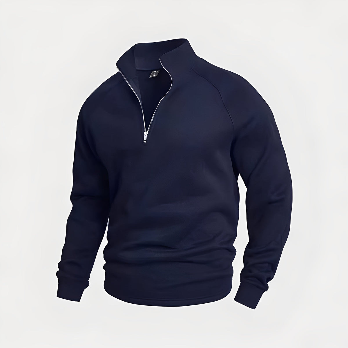 Wiley - Suéter masculino confortável com zíper