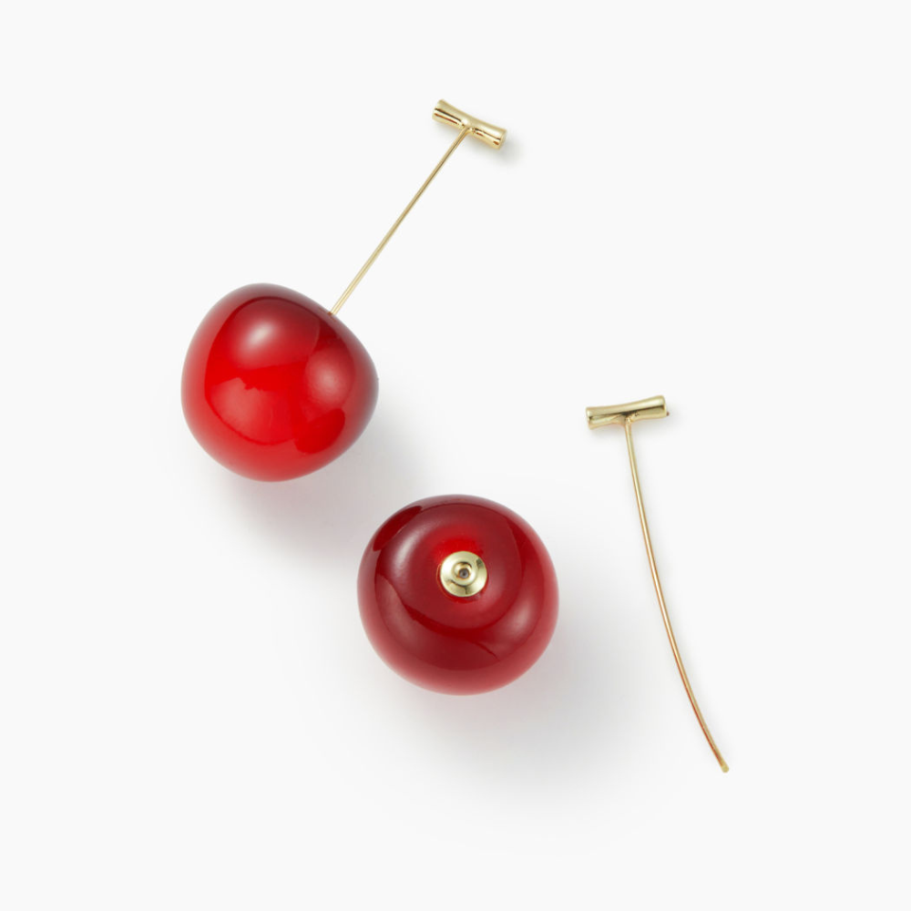 Brincos Red Cherry - Brinco leve em cereja