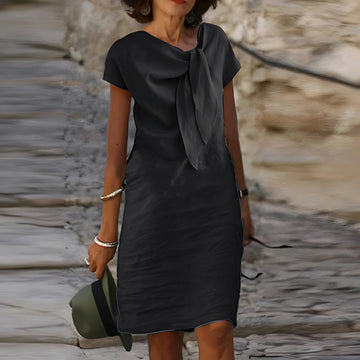 Hazel - Minivestido elegante com estilo de gravata para mulheres