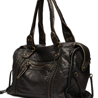 Hollie - Elegante Ledertasche mit Verschluss für Damen