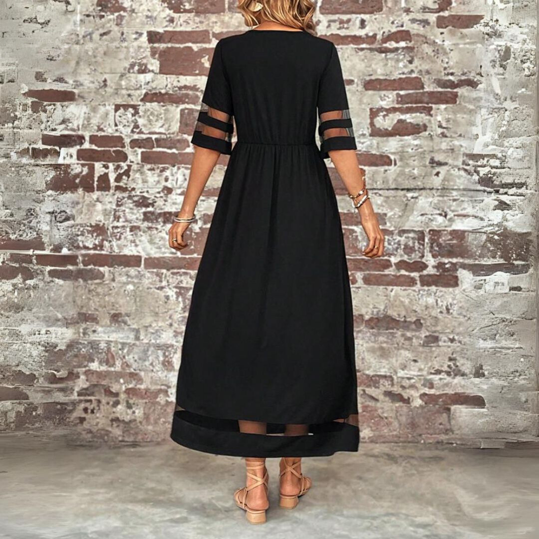 Amandine – Vestido Elegante com Efeito Disfarçador de Barriga