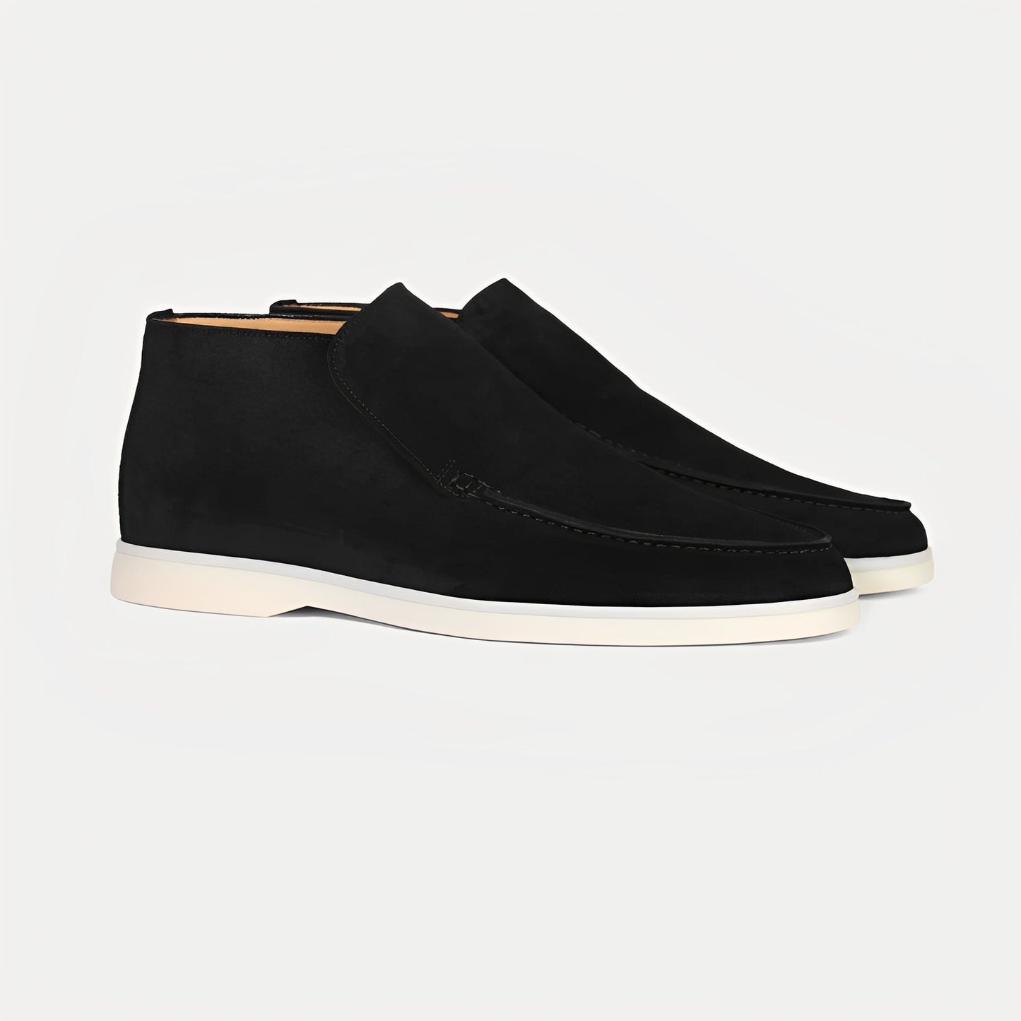 Jimmy - Elegant high-quality suede slip-on shoes for men