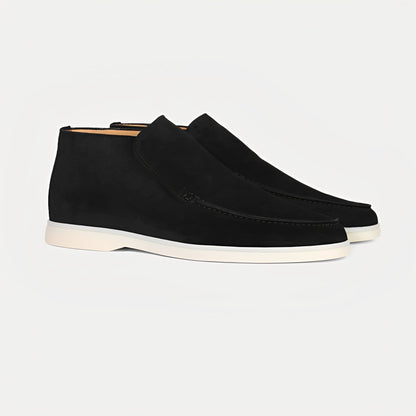 Jimmy - Elegant high-quality suede slip-on shoes for men