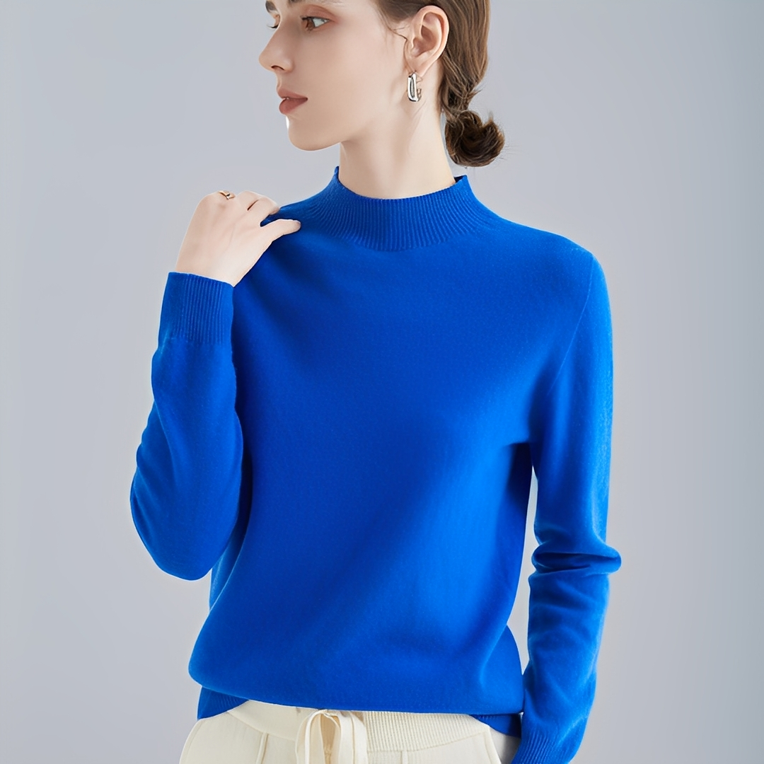 Chrystellene - Bequemer Rollkragenpullover aus Kaschmir für Damen