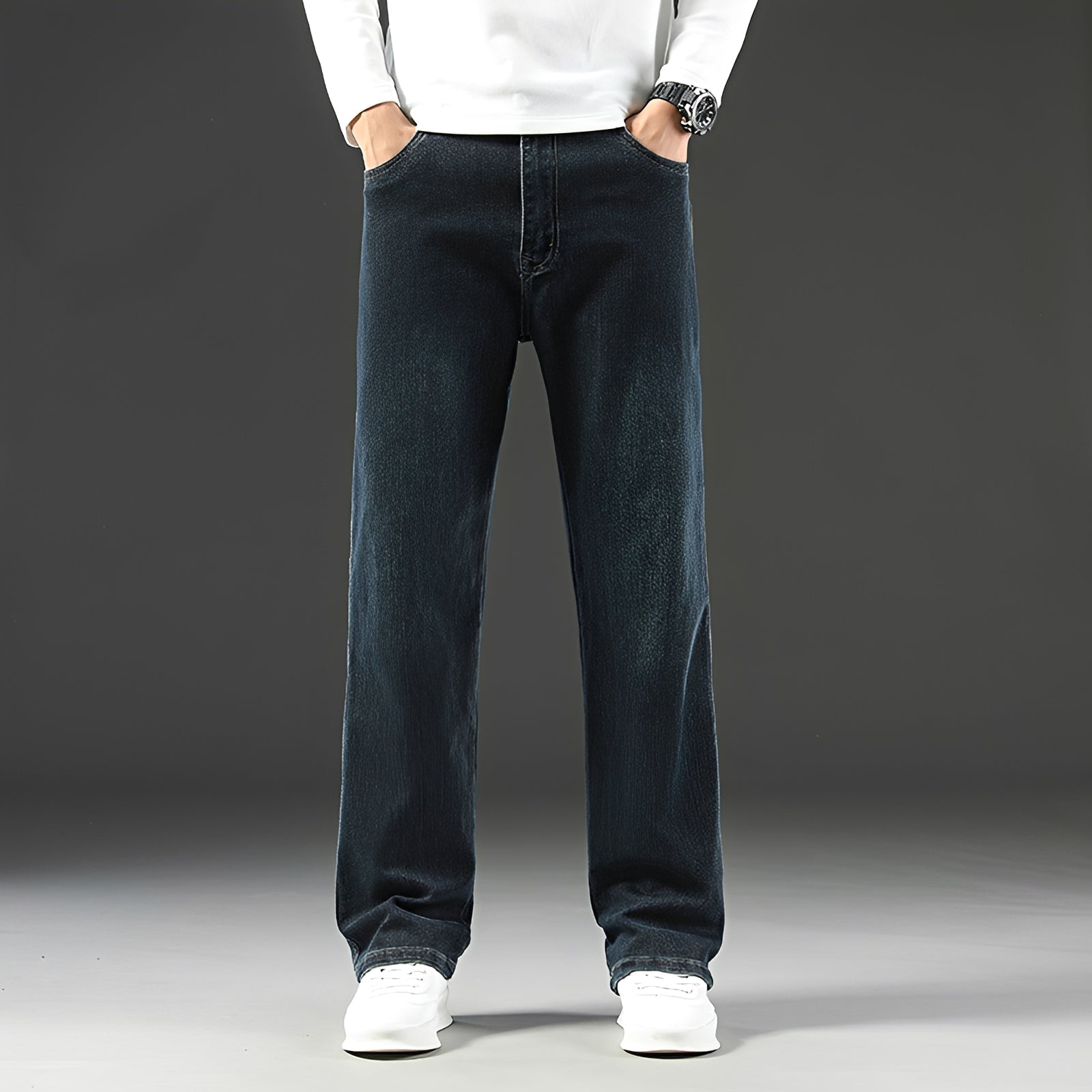 Louie - Jeans Casuais com Ajuste e Elasticidade