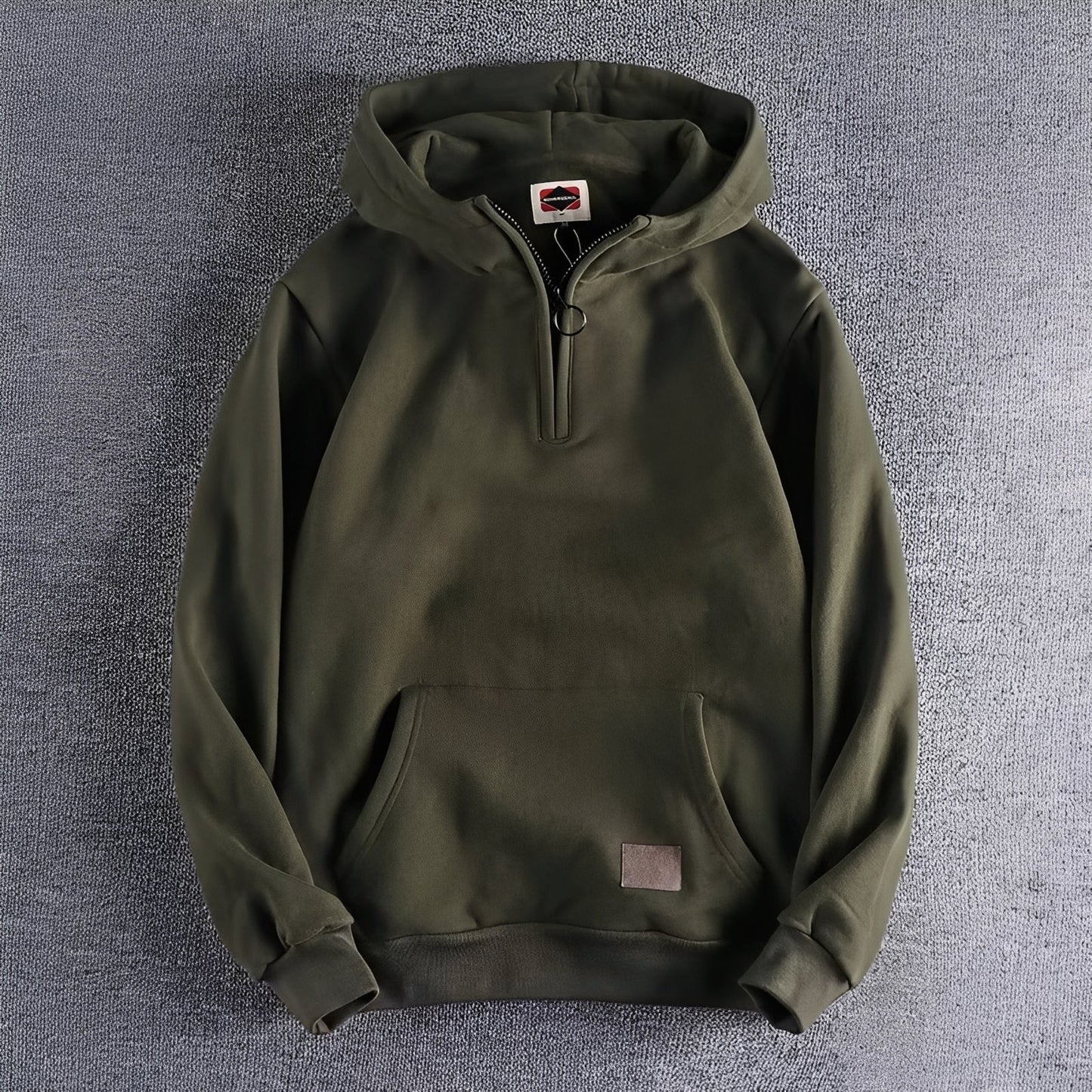 Tommy - Retro-Sweatshirt mit dickem Reißverschluss für Herren