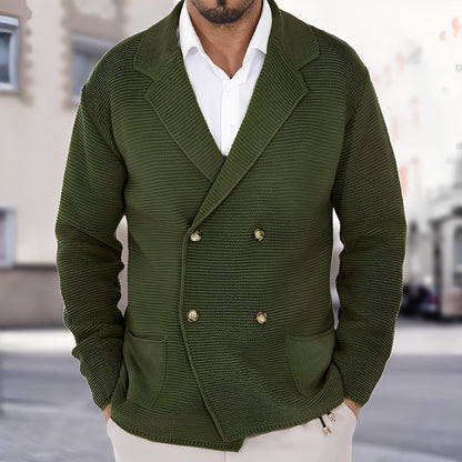 Alfred - Casual Two-Button Sweater Jacket for Men