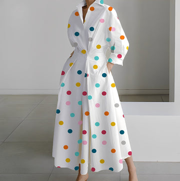 Lavina - Vestido confortável em corte solto
