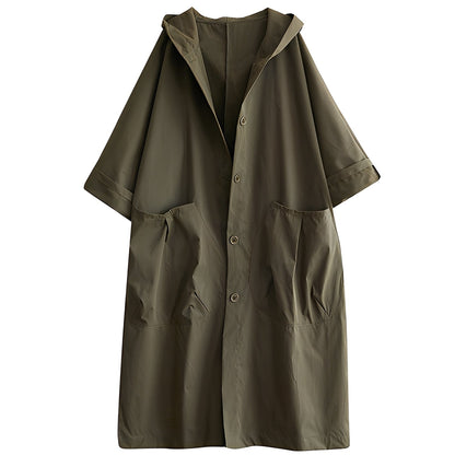 Anaëlle - Trench-coat longo para mulher
