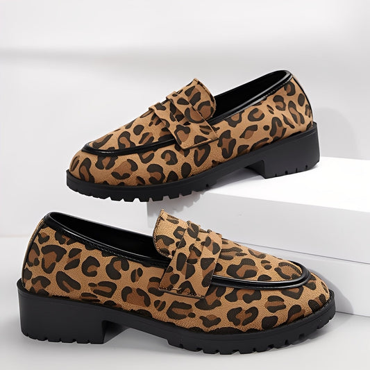 Camélia - Sapatos elegantes com estampa de leopardo para mulheres