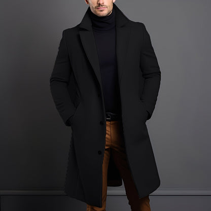 Clifton - Moderno Trenchcoat de Lã para Homens