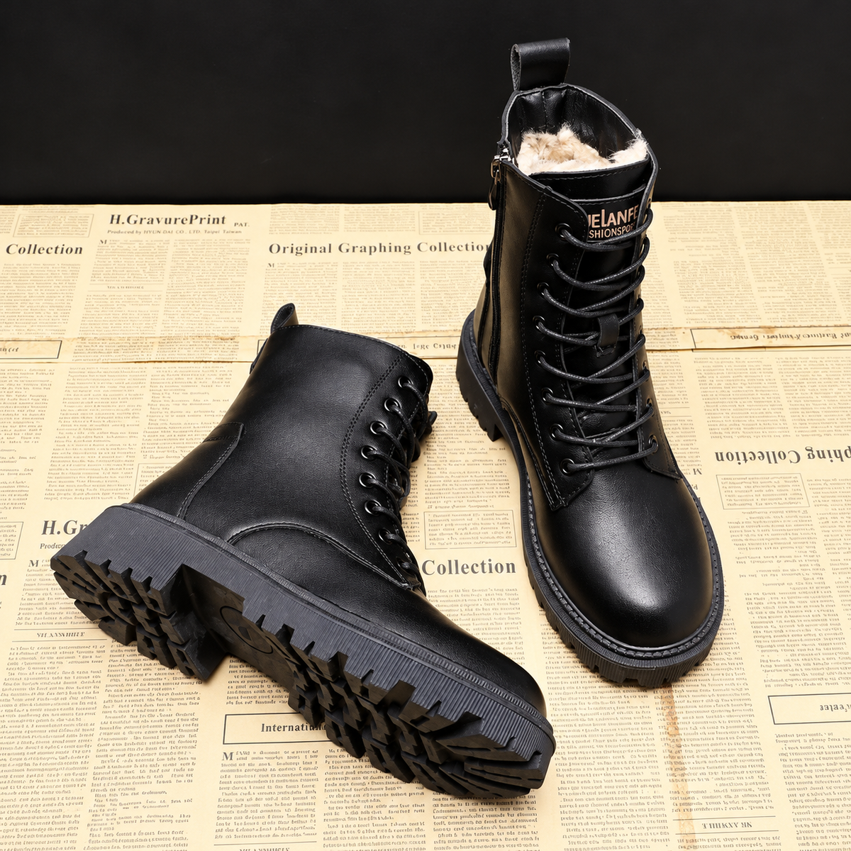 Delphine – Botas de Inverno Pretas