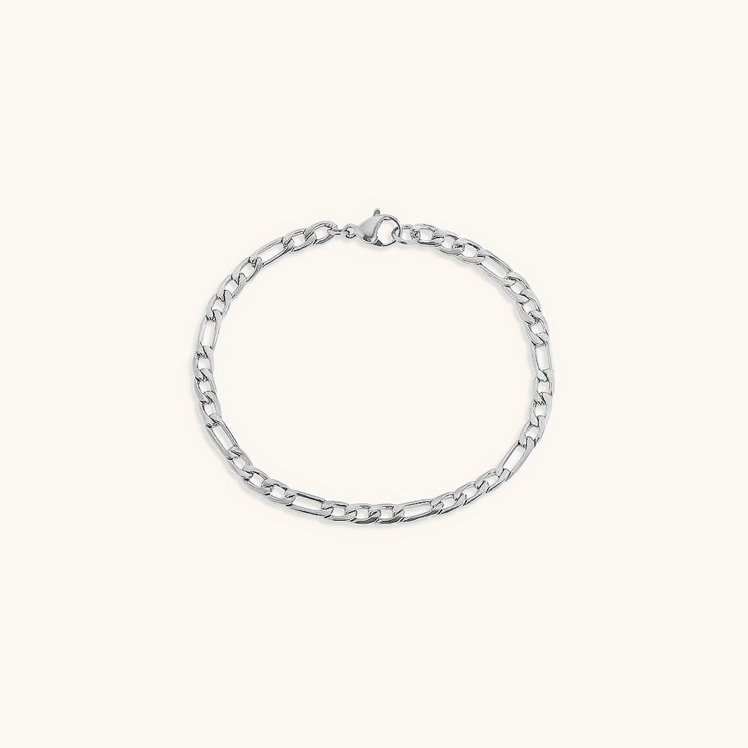Saturno - Bracelete em corrente dourada