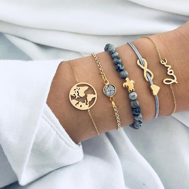 Nola – conjunto de braceletes de luxo intemporais