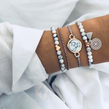 Alora – conjunto elegante de braceletes lima