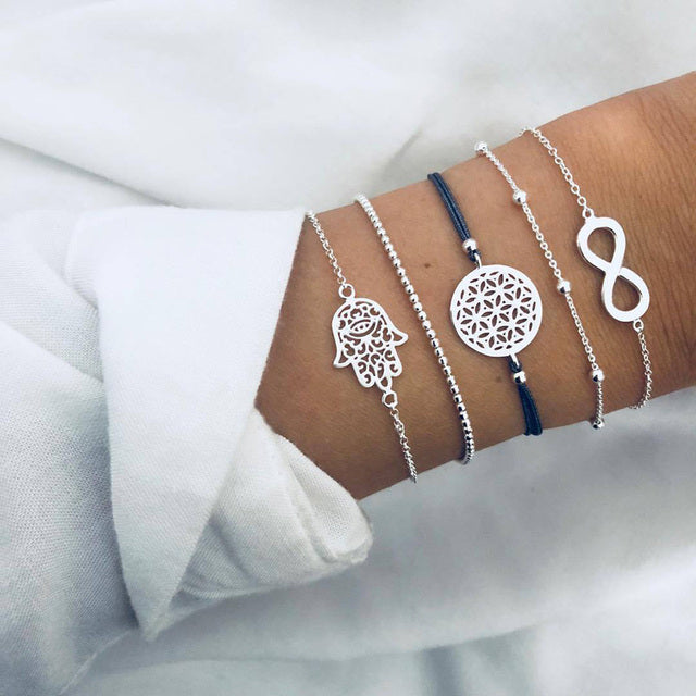 Alora – conjunto elegante de braceletes lima