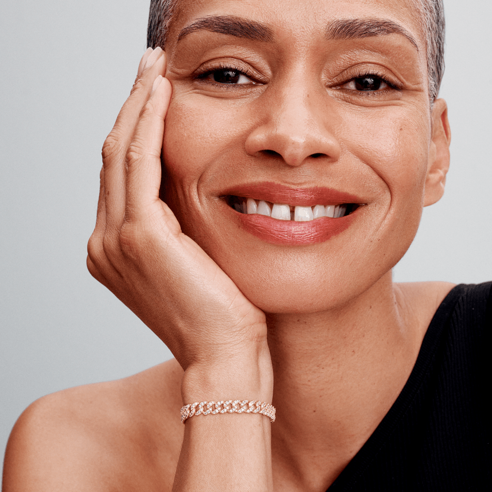 Soraya – Bracelete corrente cubana refinado