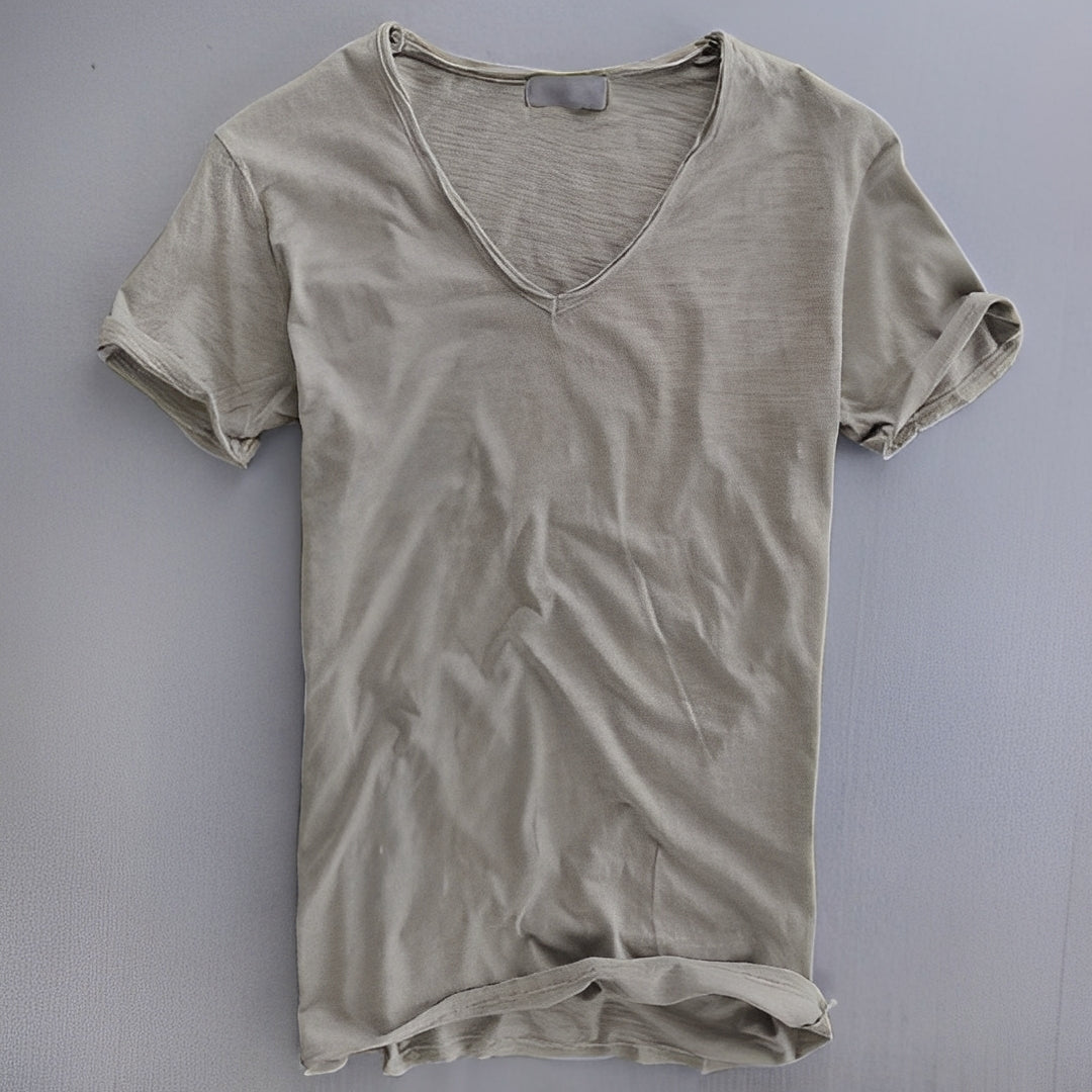 Lemuel - Camiseta de verão descontraída para homem
