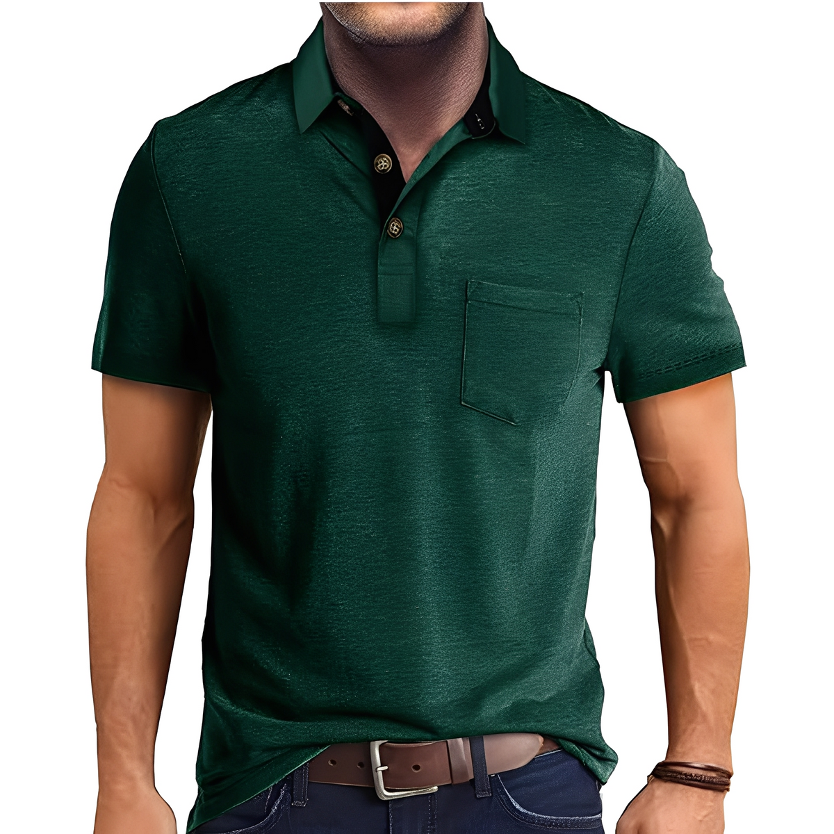 Abner - Camisa polo de estilo clássico