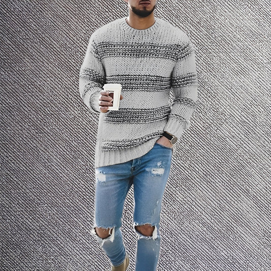 Ronnie - Casual pulôver listrado para homens