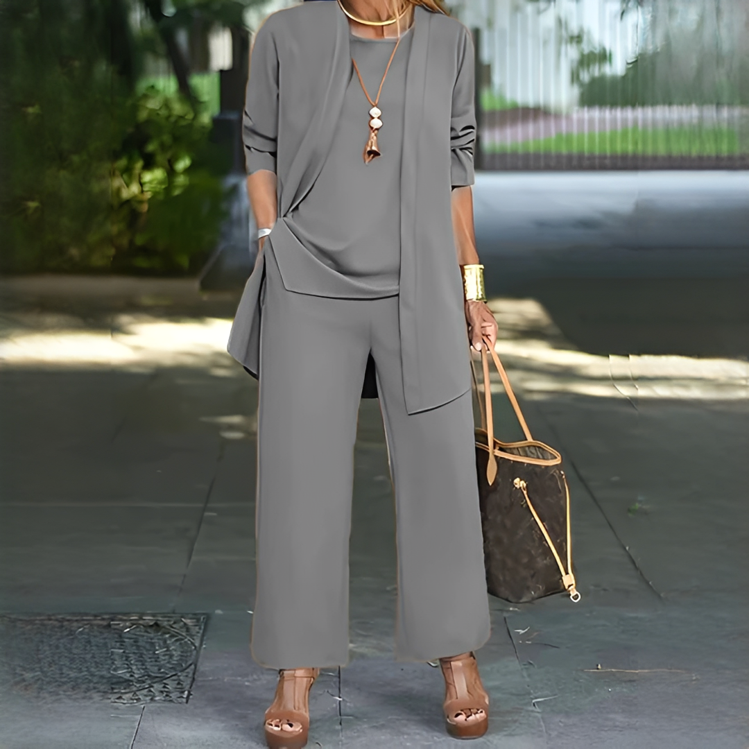 Aurella - Elegante conjunto três peças para mulheres