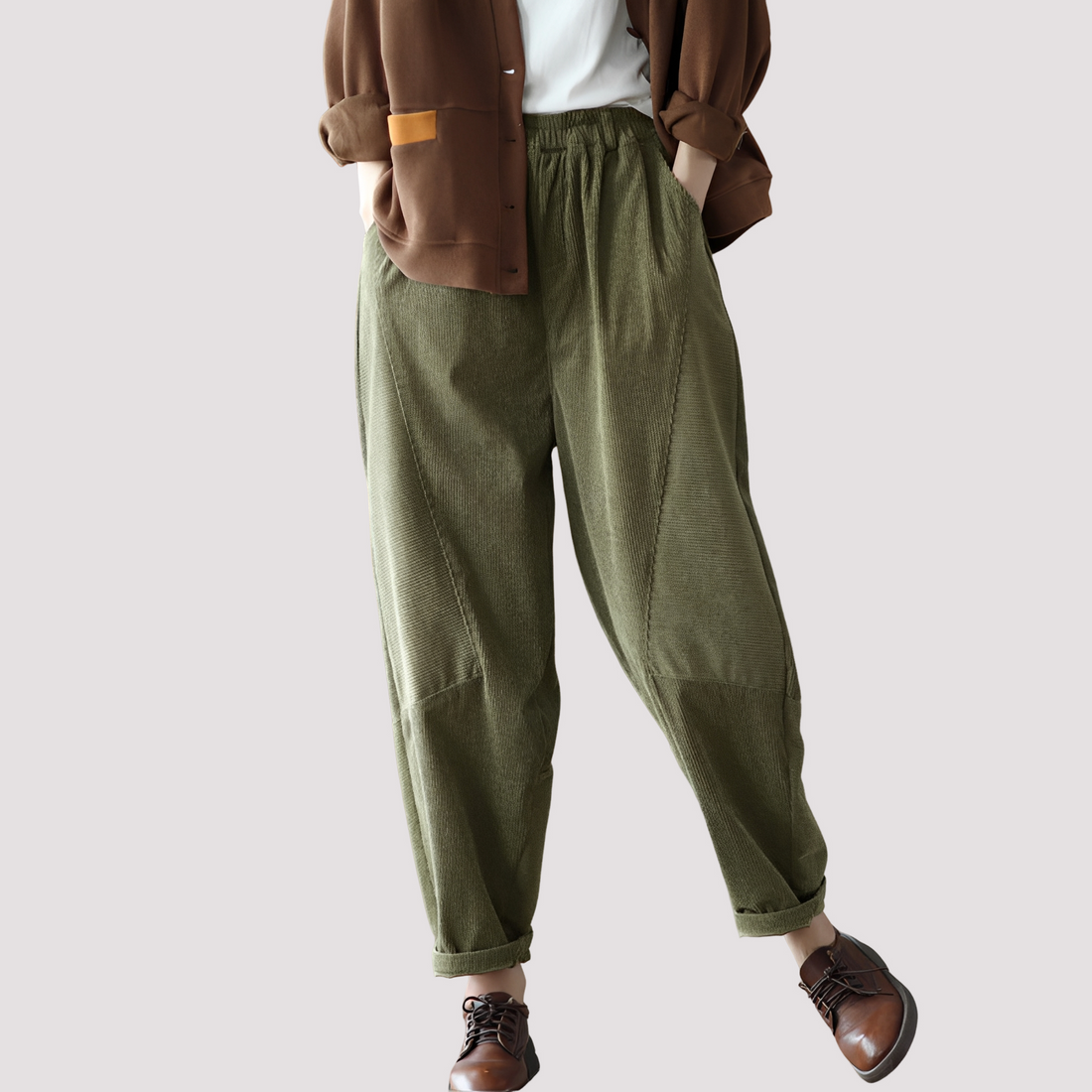 Stella - Calça harém casual com cós elástico para mulheres