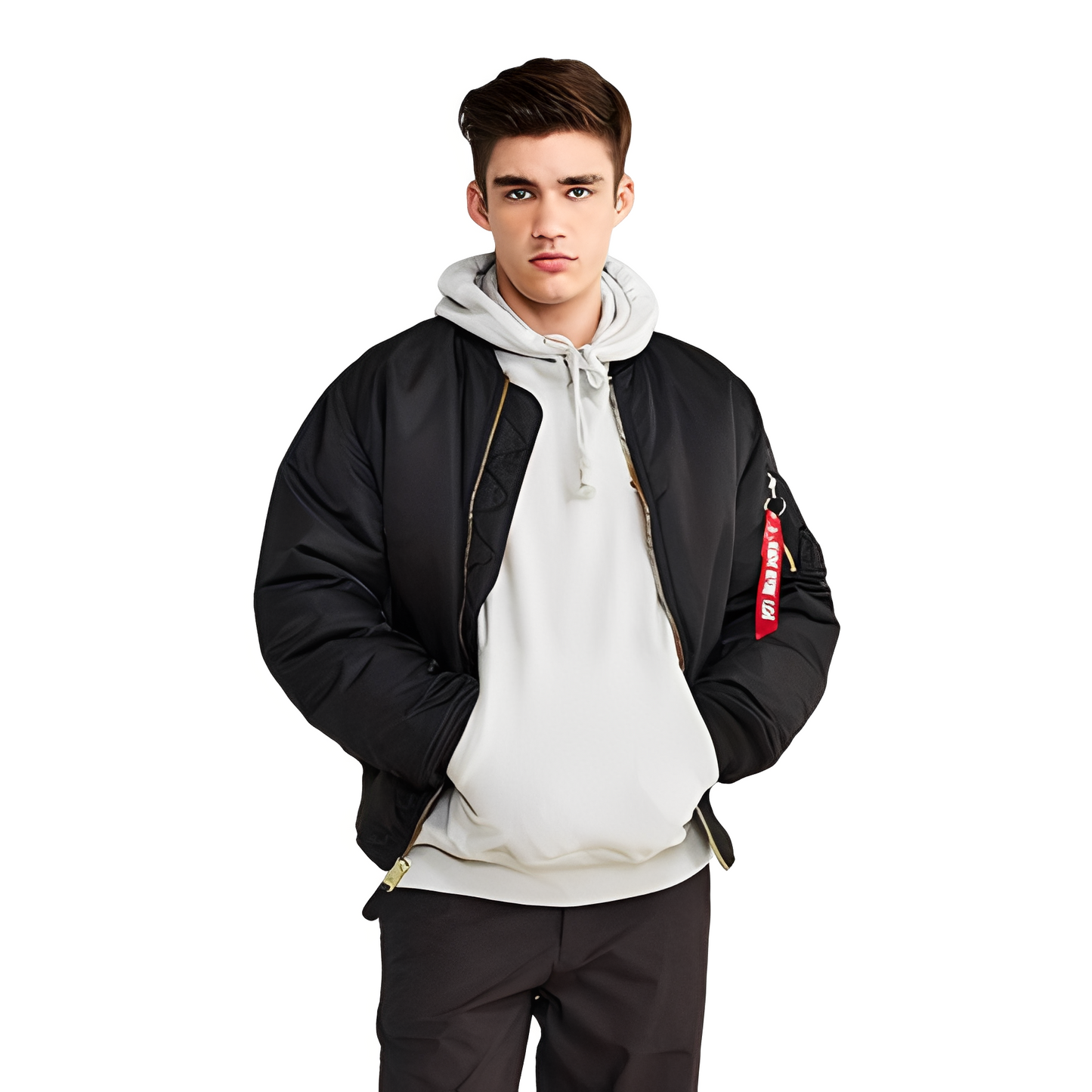 Norbert - Retro-Fliegerjacke mit Füllung für Herren