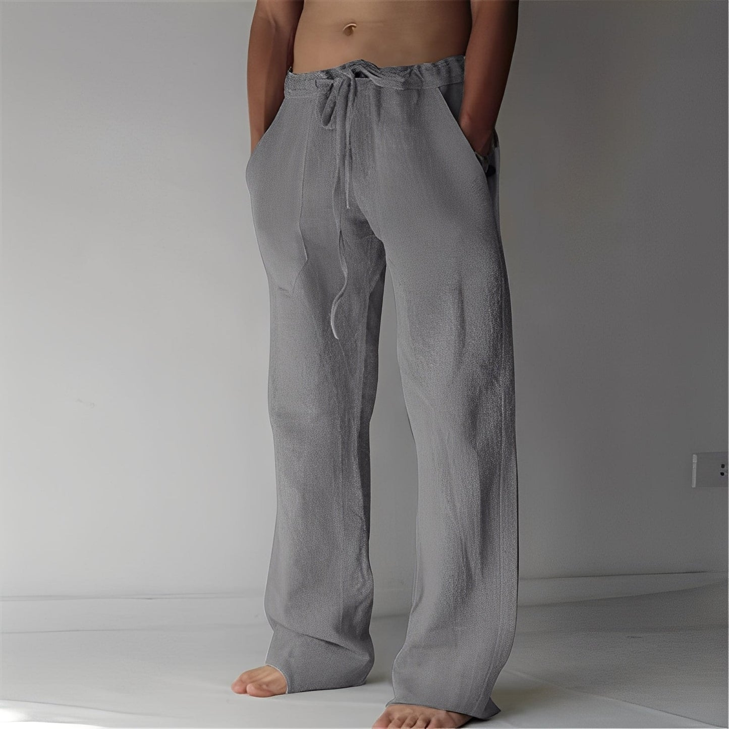 Arthur – Calça Baggy em Linho para Homem