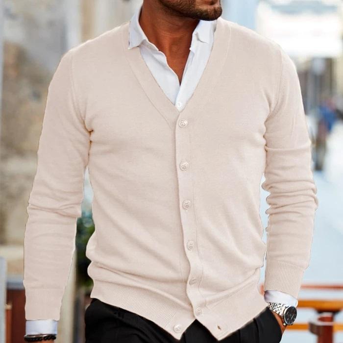 Aamir - Cardigan Masculino – Conforto e Estilo Duradouro