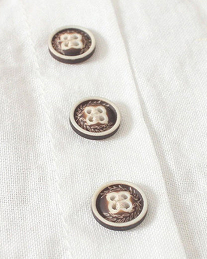 Julianny - Shirt with short sleeves and buttons in the front