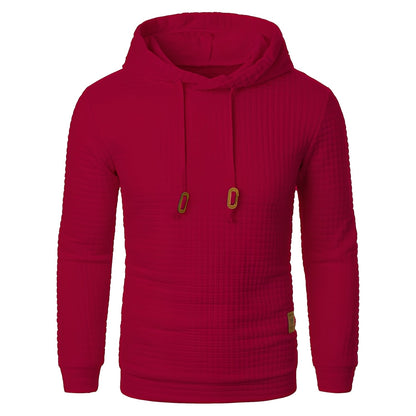 Damian - Casual, warm close-fitting hooded sweatshirt for men