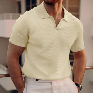 Holden - Camisa Polo Minimalista de Manga Curta