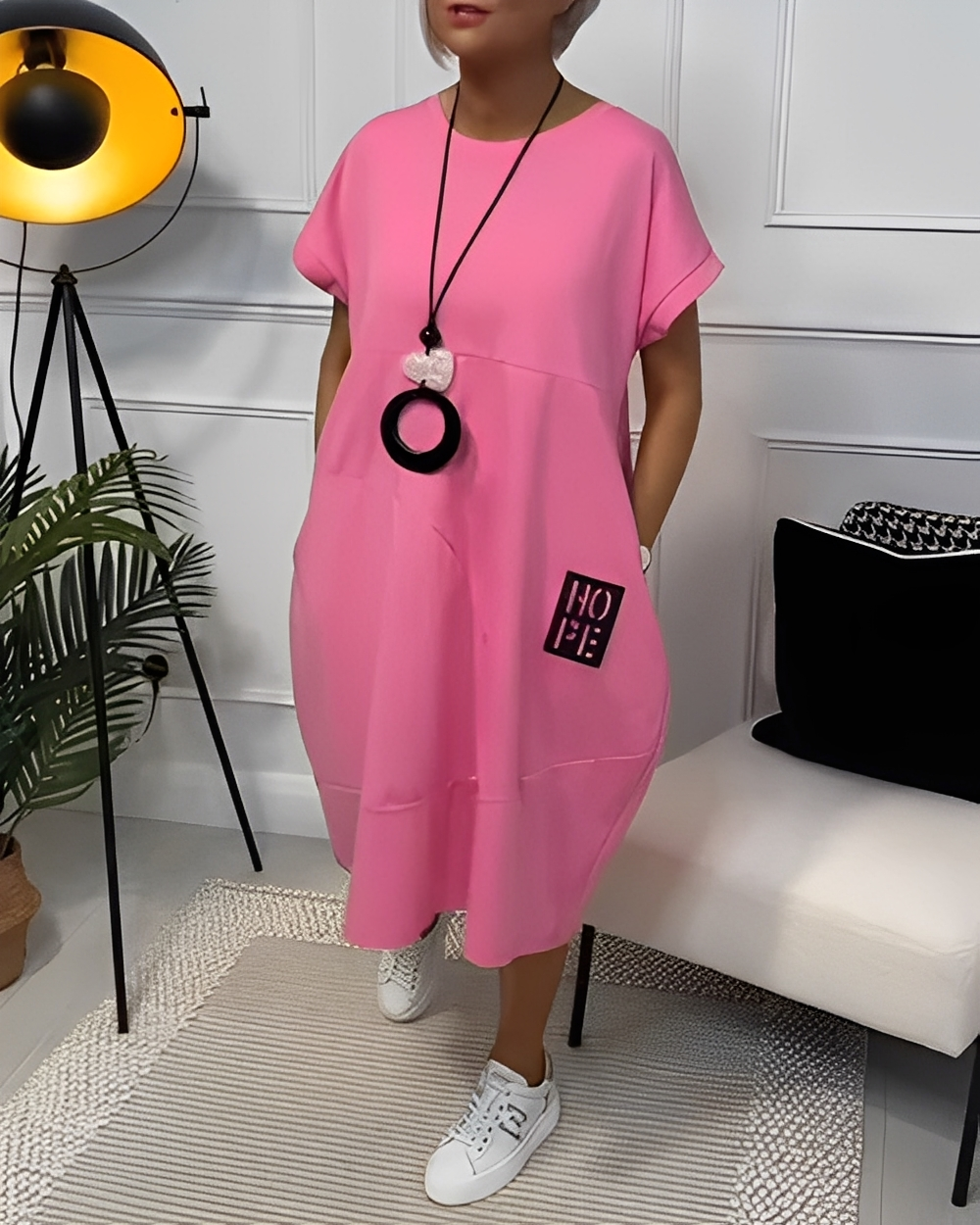 Estelle - Einfaches lockeres Kleid für Frauen